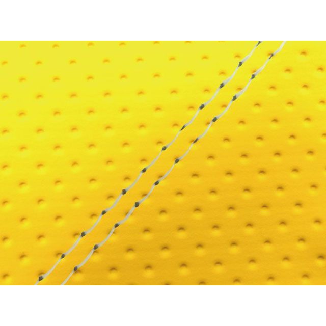 Grondement ジョグ（3KJ） 国産シートカバー フルエンボスイエロー タイプ 張替 仕様 透明ダブルステッチ GH23YC400SW0 グロンドマン シート関連パーツ バイク ジョグ