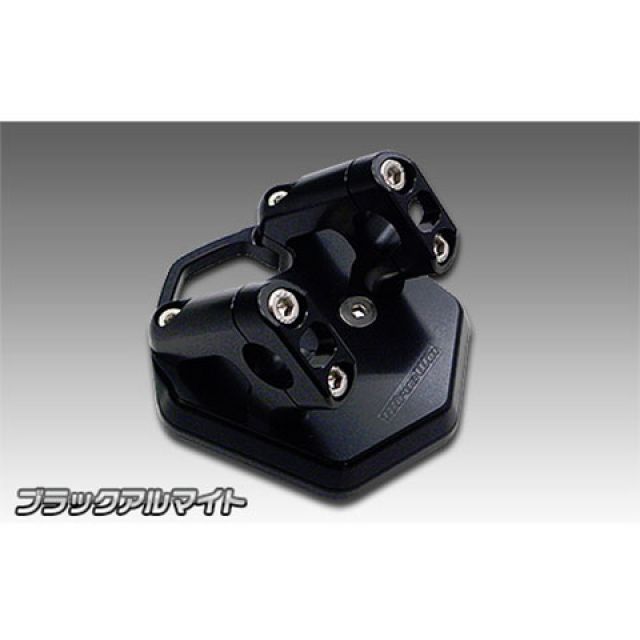 WirusWin NMAX用 ハンドルポスト カラー ブラックアルマイト ウイルズウィン ハンドルポスト関連パーツ..