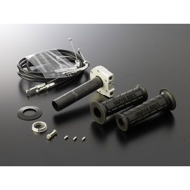 ACTIVE TMRキャブレター専用スロットルキット TYPE-2 巻取φ36 ホルダーカラー ガンメタ ワイヤー メッ..