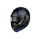 WINS FF-COMFORT カラー マットブラック×ブルー サイズ M/57-58cm JAN_4560385765827 メーカー在庫あり ウインズヘルメット フルフェイスヘルメット バイク(2)