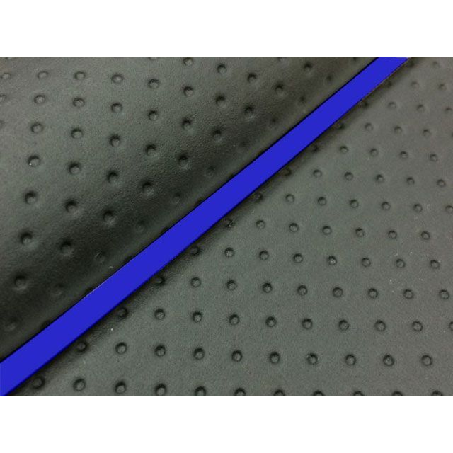 Grondement リモコンジョグ（SA36/39）4スト 国産シートカバー フルエンボスブラック タイプ 張替 仕様 青パイピング GH110YC420P50 グロンドマン シート関連パーツ バイク リモコンジョグ