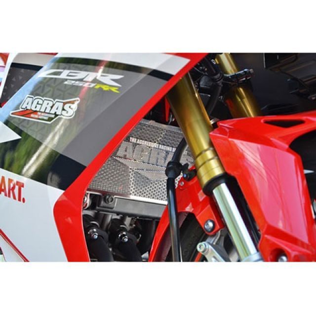 アグラス ラジエターコアガード タイプ：Bタイプ（AGRASロゴ無し） 309-179-B00 AGRAS ラジエター関連パーツ バイク CBR250RR
