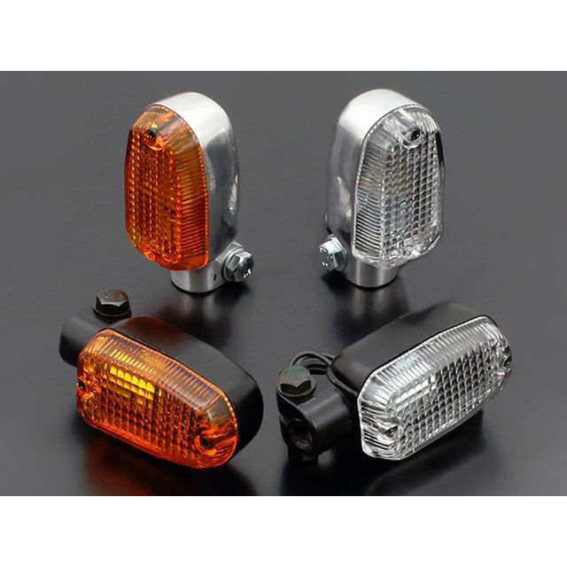 PMC スクエアタイプウインカー 2個セット カラー オレンジ/ブラック 130-60042 メーカー在庫あり ピー..