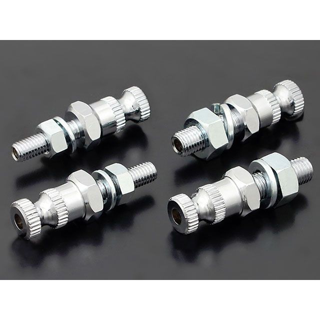 PMC ユニバーサルウインカーステーシリーズ 56mmタイプ カラー クロームメッキ ネジサイズ 8mm 217-1016 ピーエムシー 電装ステー・カバー類 バイク 汎用