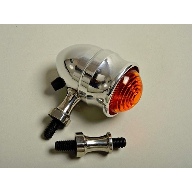 MISUMI ENGINIEERING ロードキング用 フロントウインカーステー カラー ポリッシュ ミスミエンジニアリング 電装ステー・カバー類 バイク ロードキング