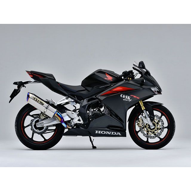 オーバーレーシング TT-Formula RS フルチタン スリップオンマフラー 17-02-11 OVER RACING マフラー本体 バイク CBR250RR