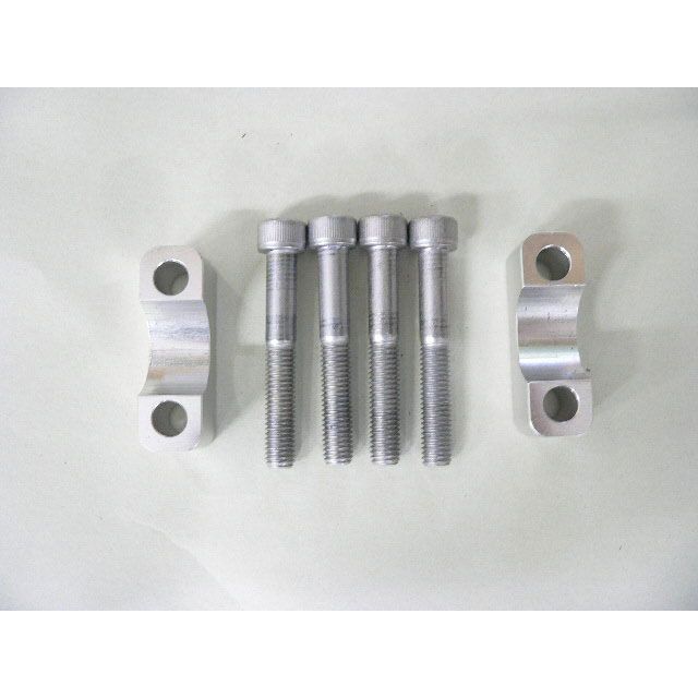 BEET 汎用ハンドルUPクランプ 18mm（シルバー） 0605-000-18 ビートジャパン ハンドル周辺パーツ バイ..