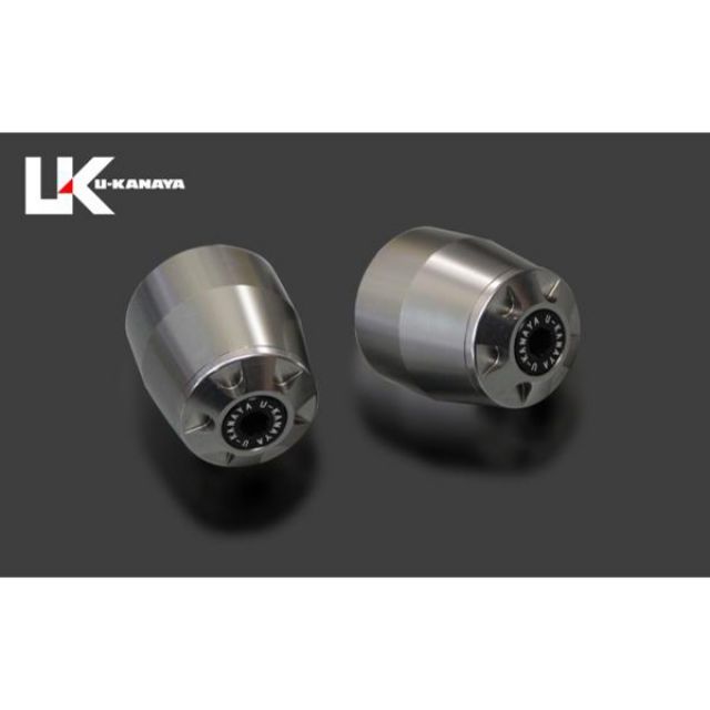 U-KANAYA アルミビレットハンドルバーエンド（チタン） エンドキャップ レッド BETI-KA52-RD ユーカナヤ ハンドル関連パーツ バイク エストレア(2)