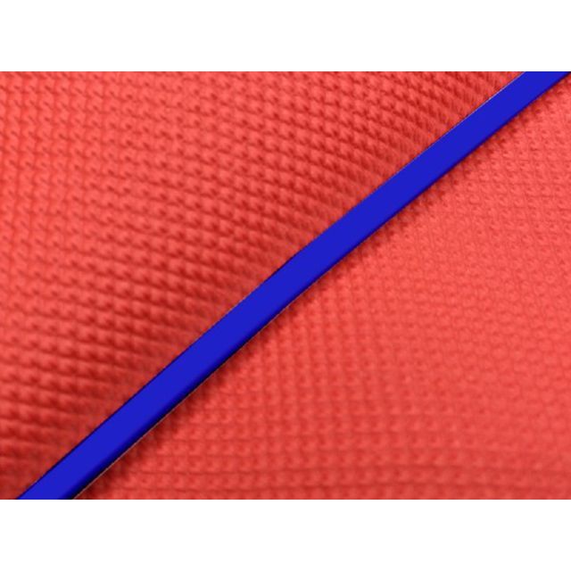 Grondement リード50 初期型 グロンドマン国産シートカバー 張替（スベラーヌレッド） 仕様 青パイピング GH65HC440P50 グロンドマン シート関連パーツ バイク リード50