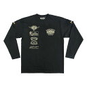 正規品／ボンダッチ 2017-2018秋冬モデル VOM-LT25 LONG SLEEVE T-SHIRT（ブラック） サイズ：M VOM-LT25 VonDutch カジュアルウェア バイク