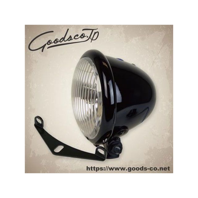 GOODS 4-1/2”ベイツライトキット/SR400/500 カラー ブラック 66-84118SR メーカー在庫あり グッズ ヘッドライト・バルブ バイク SR400/500