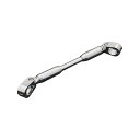 ALCANhands アジャスタブルハンドルブレース ハンドル幅約260mm~320mm対応/太さ22.2mm カラー メッキ F00026A アルキャンハンズ ハンドル関連パーツ バイク 汎用