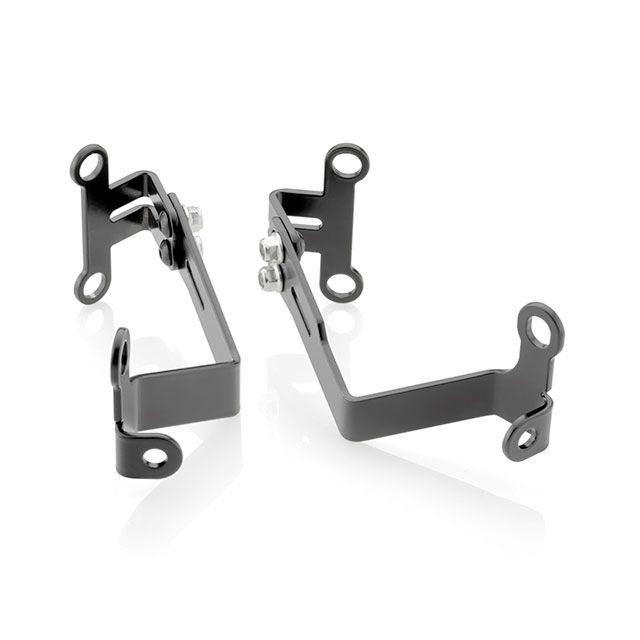 RIZOMA Low ヘッドライトフェアリング用取付ステー（ブラック） ZBW052B リゾマ 電装ステー・カバー類 バイク RnineT