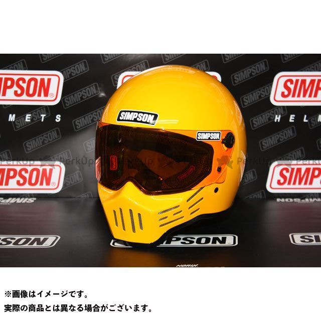 SIMPSON MODEL30 ヘルメット（イエロー） サイズ 61cm 3305196100 シンプソン フルフェイスヘルメット ..