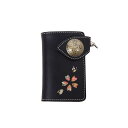 DEGNER 花山 W-88K ミドルウォレット(都桜/ブラック) W-88K メーカー在庫あり デグナー 財布 日用品