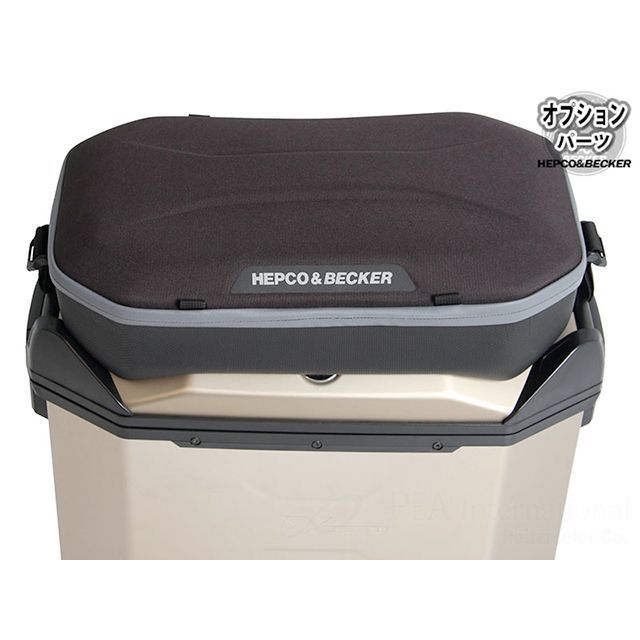 HEPCO＆BECKER Xceed / エクシード用オプション トップバック（ブラック） 640-006-0001 ヘプコ＆ベッカー ツーリング用バッグ バイク