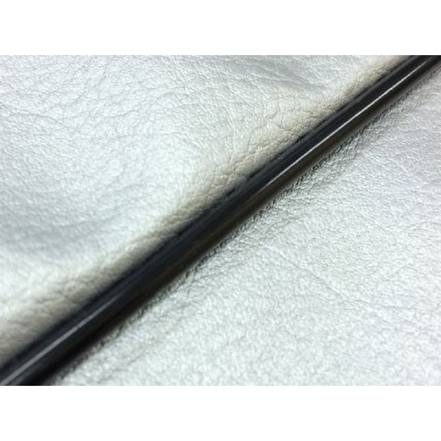 Grondement スーパータクト（AF09） 国産シートカバー 張替 銀 仕様 黒パイピング GH23HC540P10 グロンドマン シート関連パーツ バイク スーパータクト