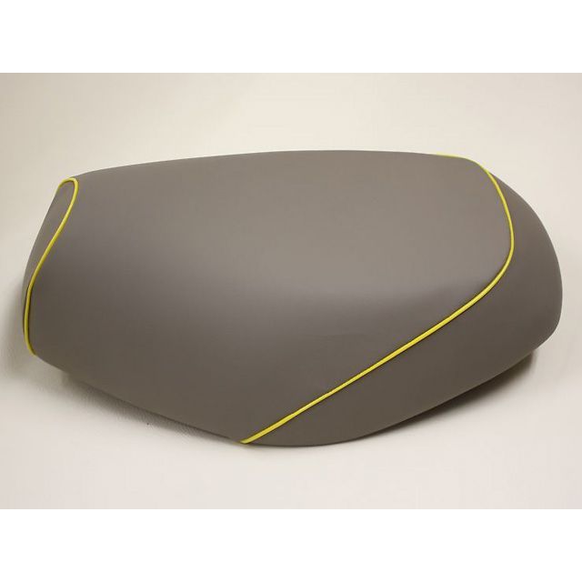 Grondement スクーピー（AF55） 国産シートカバー グレー タイプ 被せ 仕様 黄パイピング GR49HC70P100 グロンドマン シート関連パーツ バイク スクーピー