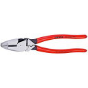KNIPEX 0911-240 架線工事用強力ペンチ(圧着付) ・0911-240 メーカー在庫あり クニペックス ハンドツール