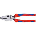 KNIPEX 0912-240 架線工事用強力ペンチ(圧着付) ・0912-240 クニペックス ハンドツール バイク 車 自動車 自転車