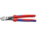 KNIPEX 7402-250TBK 強力型斜ニッパー(硬線用) 落下防 ・7402-250TBK クニペックス ハンドツール バイク 車 自動車 自転車