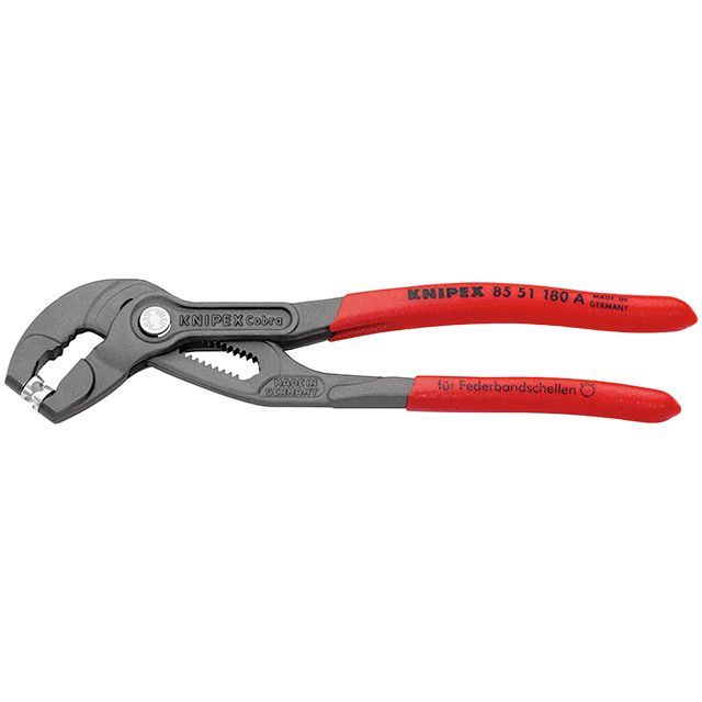 KNIPEX 8551-180ASB スプリングホースクリッププライヤー(SB) ・8551-180ASB メーカー在庫あり クニペックス ハンドツール