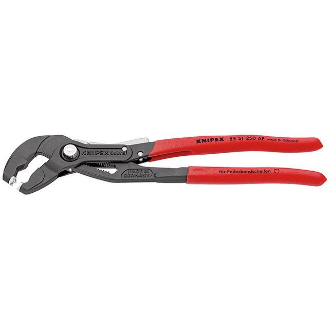 KNIPEX 8551-250AF スプリングホースグリッププライヤー(ロック付) ・8551-250AF メーカー在庫あり クニペックス ハンドツール