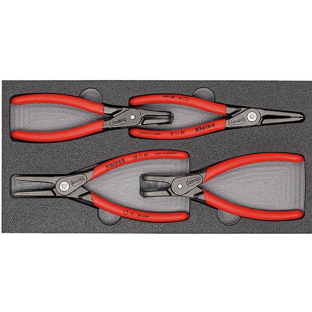 KNIPEX 002001V09 精密スナップリングPセット(4ホン トレイツキ) ・002001V09 クニペックス ハンドツール