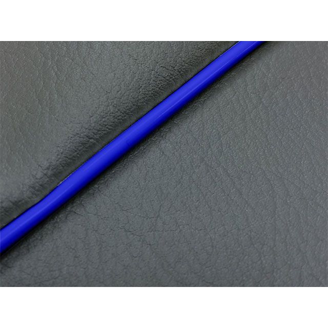 Grondement アドレス110（EBJ-CE47A）4ストローク/スズキ グロンドマン国産シートカバー 張替（ダークグレー/青パイピング） GH5576SC510P50 グロンドマン シート関連パーツ アドレス110