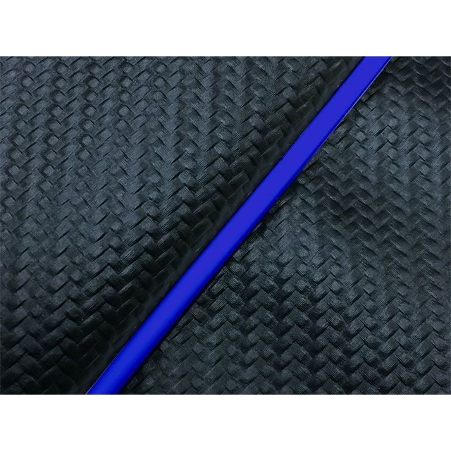 Grondement シグナスX（SEA5J/SEA8J）（BF9）4型（XC125SR）/ヤマハ グロンドマン国産シートカバー 被せ（カーボンブラック/青パイピング） GR5588YC160P50 グロンドマン シート関連パーツ バイク シグナスX …