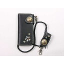DEGNER 花山 W-77K レザーウォレット(都桜/ブラック) W-77K-MZ-BK メーカー在庫あり デグナー 財布 日用品