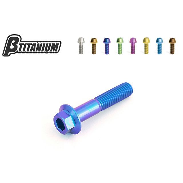 βTITANIUM フロントフォークピンチボルトキット 仕様 ウッドブラウン（陽極酸化あり） BT-FPH1-1-WB ベータチタニウム その他サスペンションパーツ バイク CBR250R