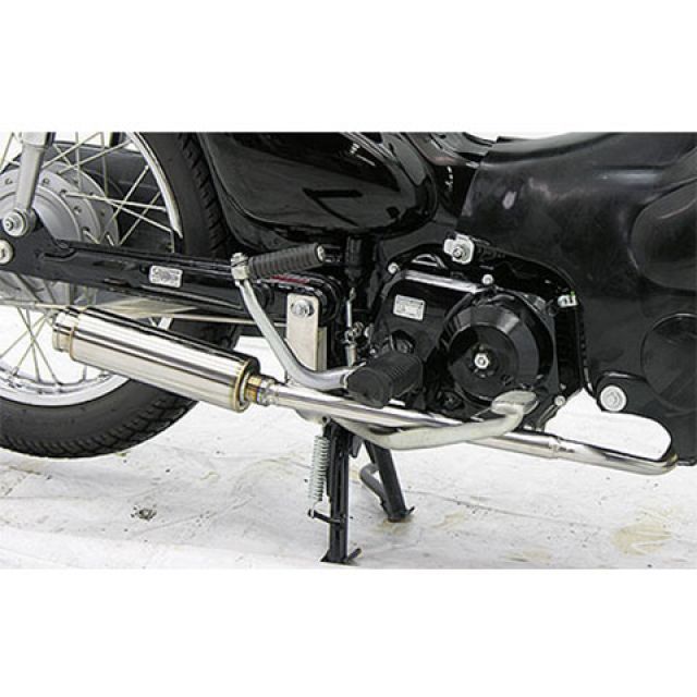 WirusWin カブ50（JBH-AA01）用 ロッドサイレンサーマフラー ウイルズウィン マフラー本体 バイク カブ50