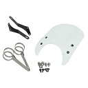WW XSR700用フォークマウントスクリーン ショート クリア ws-26-5sc ワールドウォーク スクリーン関連パーツ バイク XSR700