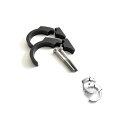 motogadget ハンドルバークリップキット(ブラック) ハンドルバー径22.2mm MG-3004050 モトガジェット ハンドル周辺パーツ バイク 汎用