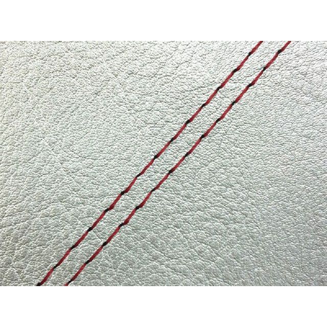 Grondement リード100（JF06） 国産シートカバー シルバー タイプ 張替 仕様 赤ダブルステッチ GH70HC540SW40 グロンドマン シート関連パーツ バイク リード100