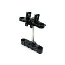 ACTIVE コンバーチブルステムキットφ43(ハンドルポスト径φ22.2) カラー ブラック 13610006 アクティブ トップブリッジ関連パーツ バイク ...