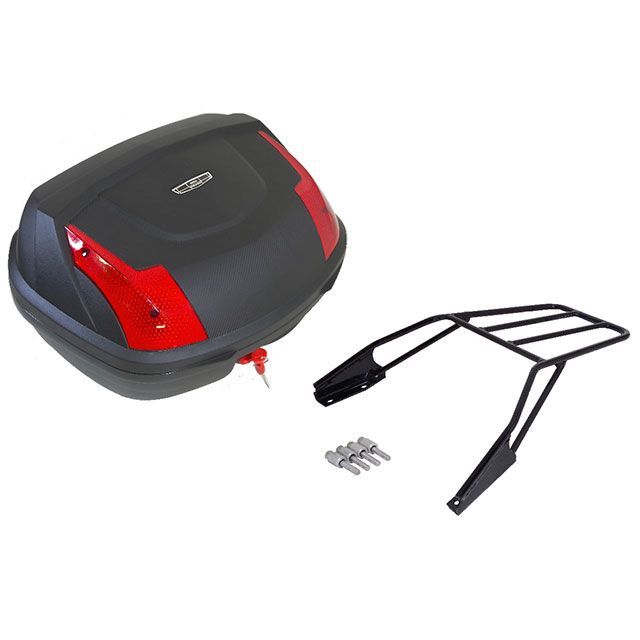 【特価品】WW CB400SF 2014年-用リアキャリア リアボックスセット 容量 48リッター wca-34-hwb48 ワールドウォーク キャリア・サポート バイク CB400SF