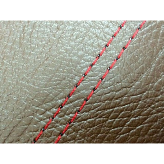 Grondement タクト 国産シートカバー 張替 茶 仕様 赤ダブルステッチ 型式 AF24 GH25HC60SW40 グロンドマン シート関連パーツ バイク タクト