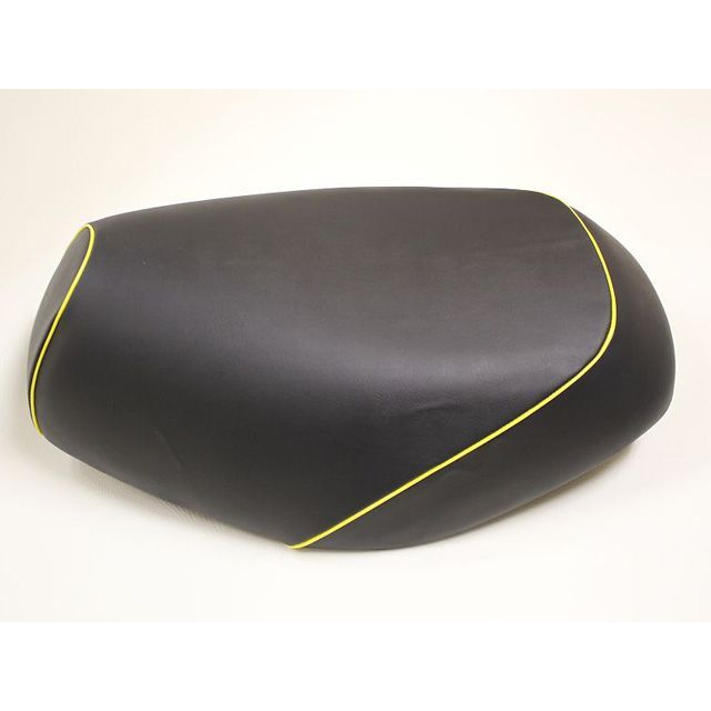 Grondement タクトメットイン 国産シートカバー 黒 タイプ 張替 仕様 黄パイピング 型式 AF24 GH25HC10P100 グロンドマン シート関連パーツ バイク タクトメットイン
