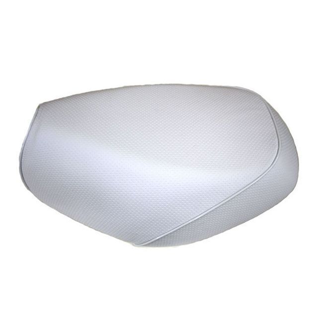 Grondement ディオ 国産シートカバー エンボスホワイト タイプ 張替 仕様 白パイピング 型式 AF18/25 GH15HC280P20 グロンドマン シート関連パーツ バイク ディオ