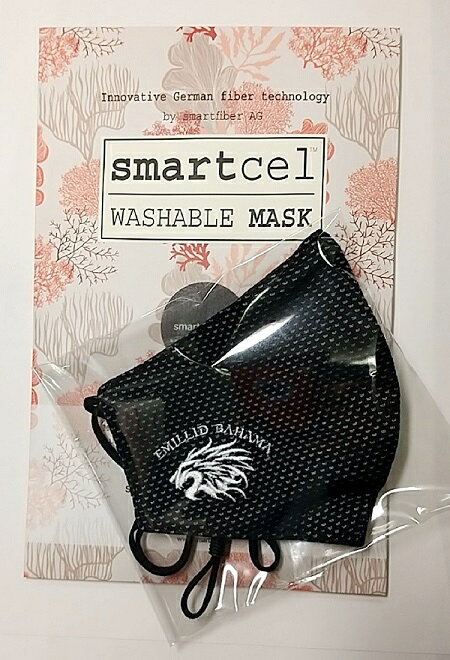 エミリッドバハママスク 特殊素材smartcel WASHABLE MASK 洗えるマスク UVカット 防臭防カビ 肌に優しい 綿 サイズ調整