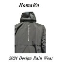 RomaRo ロマロ おしゃれなデザインレインウエア メンズ男性用 ゴルフ雨具 RJRD-230307