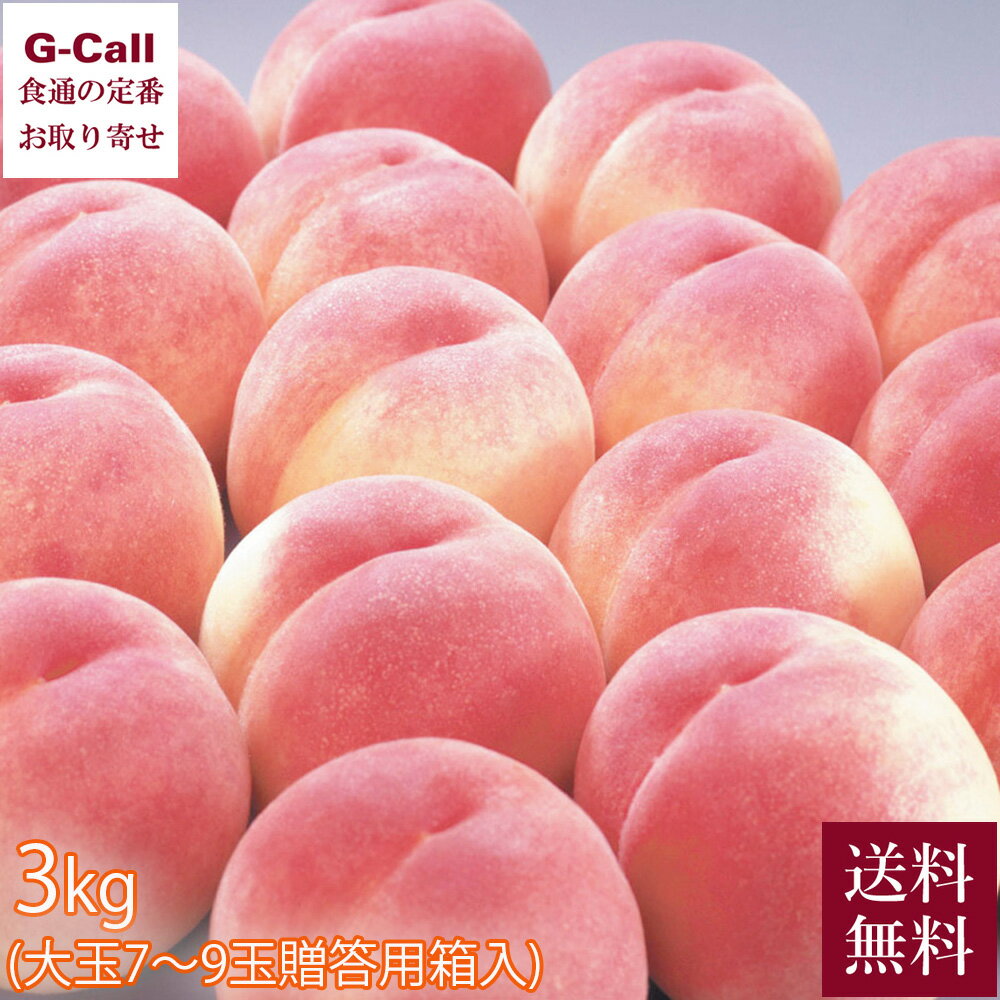 マルサフルーツ 山梨産 白桃 プレミアム夢白桃 特大桃 3kg 7〜9玉 化粧箱入 7月下旬〜8月上