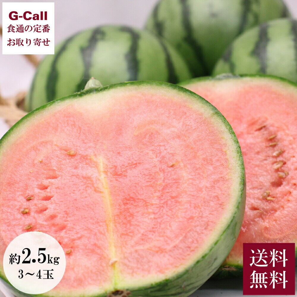 小玉すいか ピノ・ガール 約2.5kg 3〜4玉 4月中旬〜5月下旬発送 指定日不可 送料無料 果物 フルーツ スイカ 西瓜 マイクロシード 新種 ギフト 贈答 お取り寄せ
