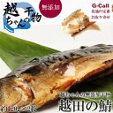 越田商店 越ちゃんの無添加干物 鯖の文化干し 約120g 2枚 無添加干物 文化干し サバ 鯖 魚介 惣菜 さば