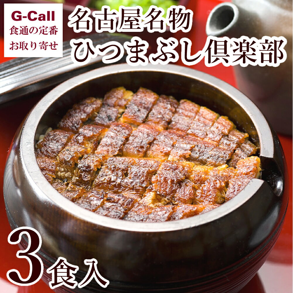 うなぎ しら河 ひつまぶし倶楽部3食入り 蒲焼 60g × 6枚 たれ 10ml × 9袋 送料無料 名古屋名物 蒲焼き うな重 うなぎ 鰻