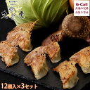 餃子専門 丸虎 MARCO 丸虎餃子 (ニンニク不使用) 12個入×3セット 甘酢タレ1本付き 北海道・九州/沖縄送料別 餃子 ギョーザ ぎょうざ 専門店 お取り寄せ 贈答