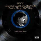 J.S. バッハ：ゴルトベルク変奏曲 BWV 988 グレン・グールド Glenn Gould 1955年／パルティータ第5番 NAXOS 8.111247　ピアノ　ナクソス　CD