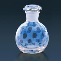 廣田硝子 大正浪漫硝子 醤油さし(水玉)Φ70×H102mm 145ml